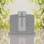 Companion Cross Panel Granite Headstone
