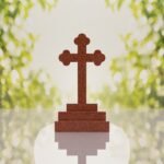 Traditional Christian Granite Cross Memorial