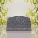 Serpentine Top Slant Granite Headstone