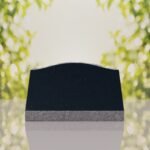 Serpentine Top Slant Granite Headstone