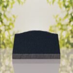 Serpentine Top Slant Granite Headstone
