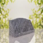 Serpentine Top Slant Granite Headstone