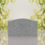 Serpentine Top Slant Granite Headstone