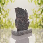 Rose Teardrop Headstone
