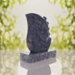 Rose Teardrop Headstone