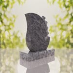 Rose Teardrop Headstone