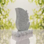 Rose Teardrop Headstone