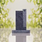 Modern Jewish Granite Memorial Headstone