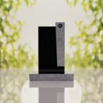 Modern Jewish Granite Memorial Headstone