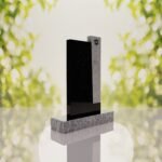 Modern Jewish Granite Memorial Headstone