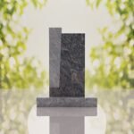 Modern Jewish Granite Memorial Headstone