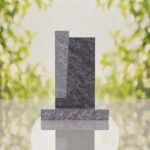 Modern Jewish Granite Memorial Headstone