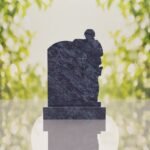 Standing Soldier Granite Memorial Headstone