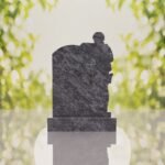 Standing Soldier Granite Memorial Headstone