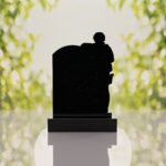 Standing Soldier Granite Memorial Headstone
