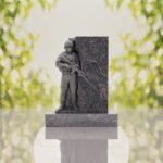 Guardian Soldier Granite Memorial Headstone