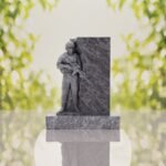 Guardian Soldier Granite Memorial Headstone
