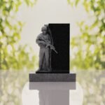 Guardian Soldier Granite Memorial Headstone