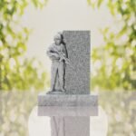 Guardian Soldier Granite Memorial Headstone