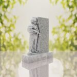Guardian Soldier Granite Memorial Headstone