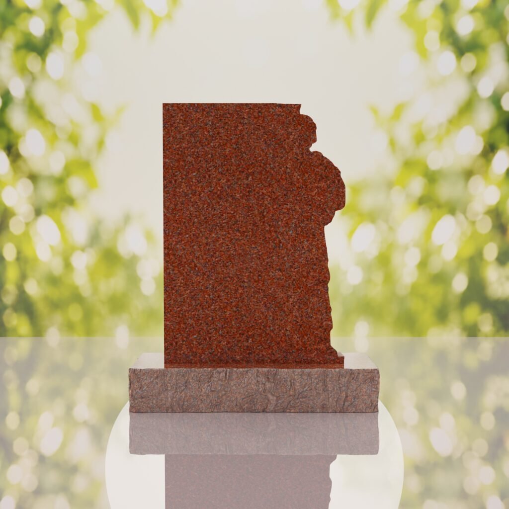 Guardian Soldier Granite Memorial Headstone