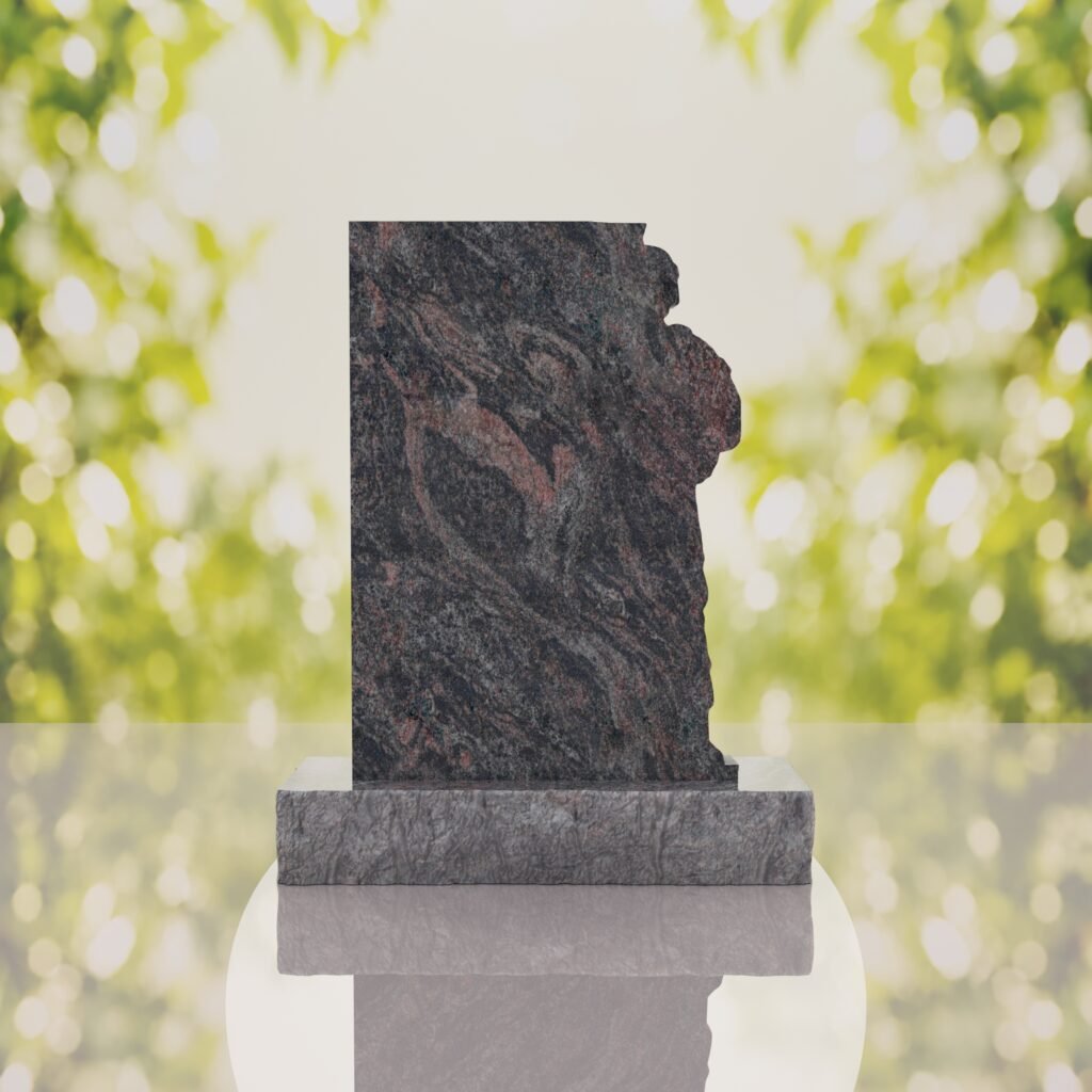 Guardian Soldier Granite Memorial Headstone