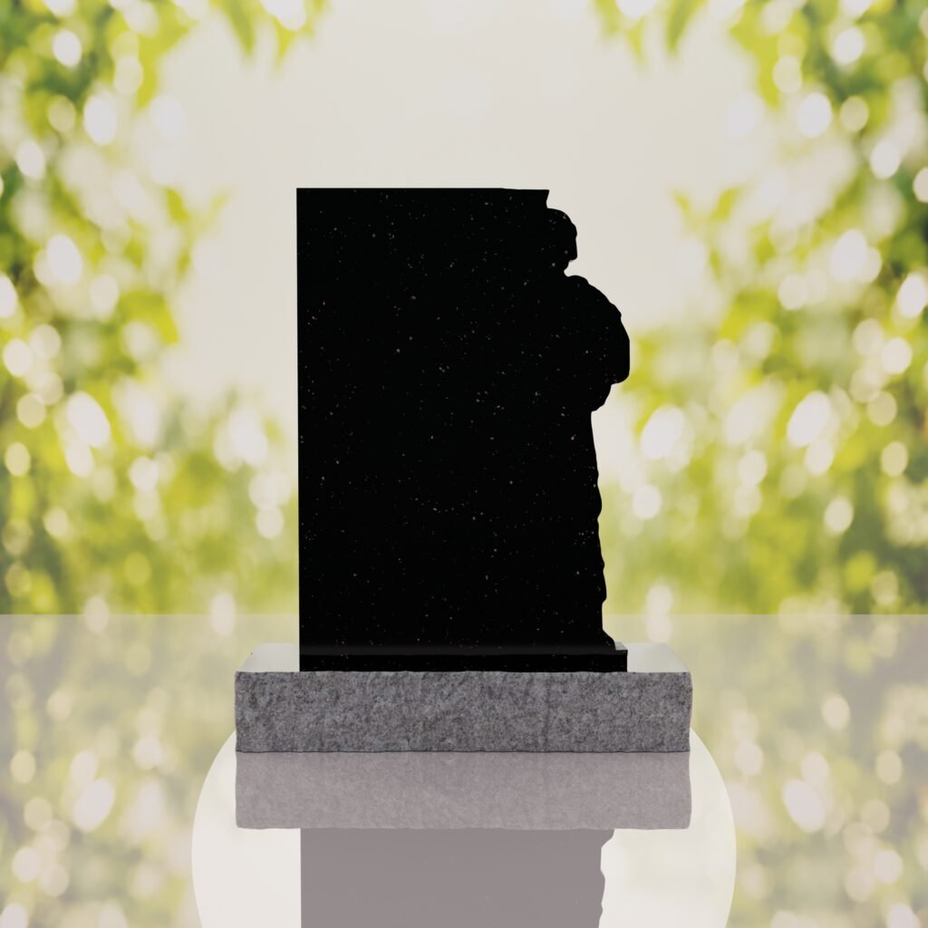 Guardian Soldier Granite Memorial Headstone
