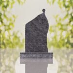 Patriotic Soldier Granite Memorial Headstone