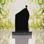 Patriotic Soldier Granite Memorial Headstone