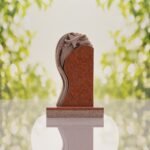 Shooting Star Granite Memorial Headstone