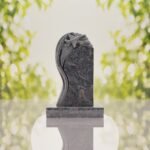 Shooting Star Granite Memorial Headstone