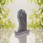 Shooting Star Granite Memorial Headstone