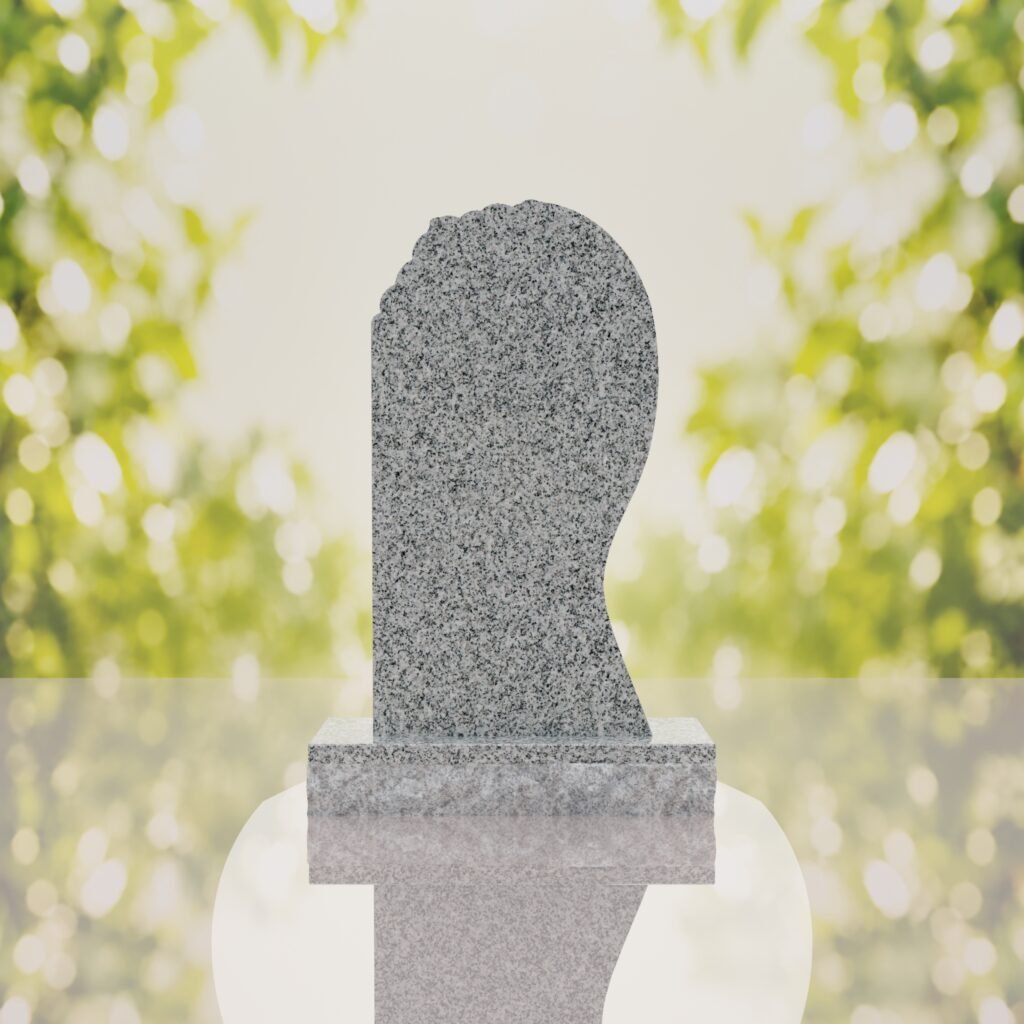 Shooting Star Granite Memorial Headstone