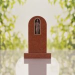 Sacred Heart of Jesus Catholic Granite Headstone