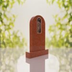 Sacred Heart of Jesus Catholic Granite Headstone