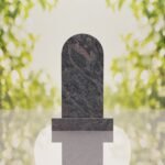Sacred Heart of Jesus Catholic Granite Headstone
