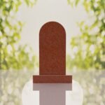 Sacred Heart of Jesus Catholic Granite Headstone