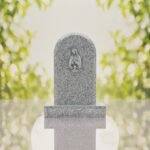 Our Lady of Guadalupe Catholic Granite Headstone