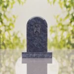 Our Lady of Guadalupe Catholic Granite Headstone