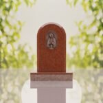 Our Lady of Guadalupe Catholic Granite Headstone
