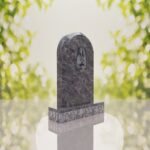 Our Lady of Guadalupe Catholic Granite Headstone