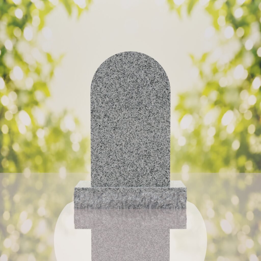 Our Lady of Guadalupe Catholic Granite Headstone