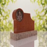 Sacred Heart of Jesus Catholic Companion Headstone