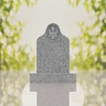 Sacred Heart of Jesus Catholic Granite Headstone