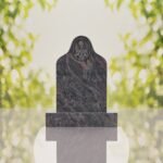 Sacred Heart of Jesus Catholic Granite Headstone
