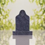 Sacred Heart of Jesus Catholic Granite Headstone