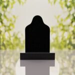 Sacred Heart of Jesus Catholic Granite Headstone