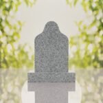 Sacred Heart of Jesus Catholic Granite Headstone