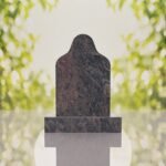 Sacred Heart of Jesus Catholic Granite Headstone
