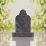 Sacred Heart of Jesus Catholic Granite Headstone